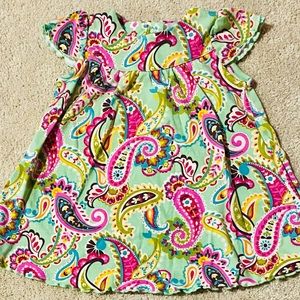 Vera Bradley Baby Short Sleeved Dress Size 6/9 Months